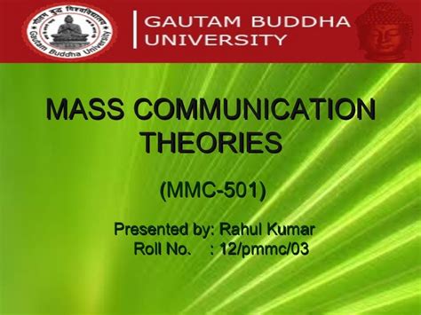 Mass communication theories