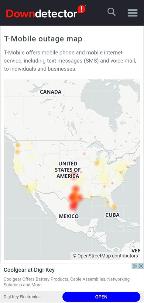 Outage mainly affecting Texas : r/tmobile