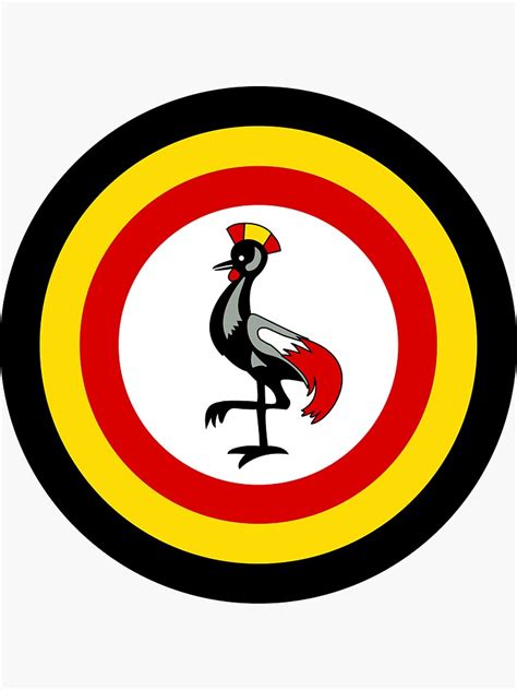 "Uganda Air Force - Roundel" Sticker for Sale by wordwidesymbols | Redbubble