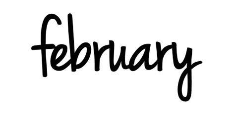 February PNG Images Transparent Free Download