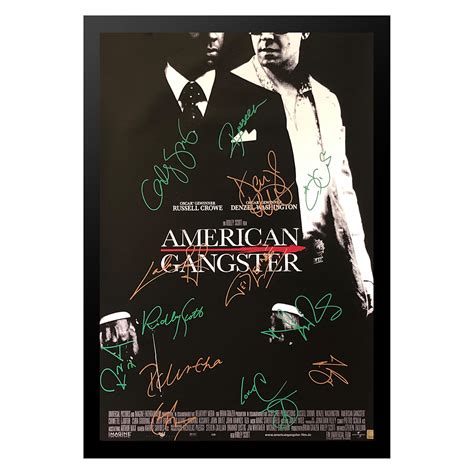 Signed + Framed Poster // American Gangster - The Best Of Pop Culture - Touch of Modern