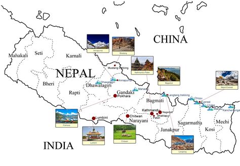 Where is Nepal Located, Location Map of Nepal