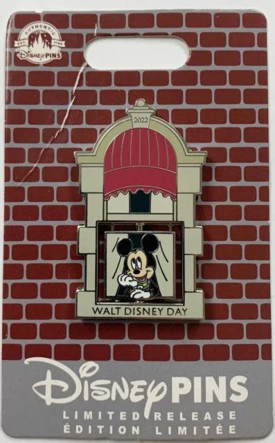 DISNEYLAND 2022 WALT Disney Day 2022 Mickey at Window spinner citation ...