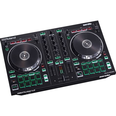 Roland DJ-202 2-Channel, 4-Deck DJ Controller for Serato DJ-202