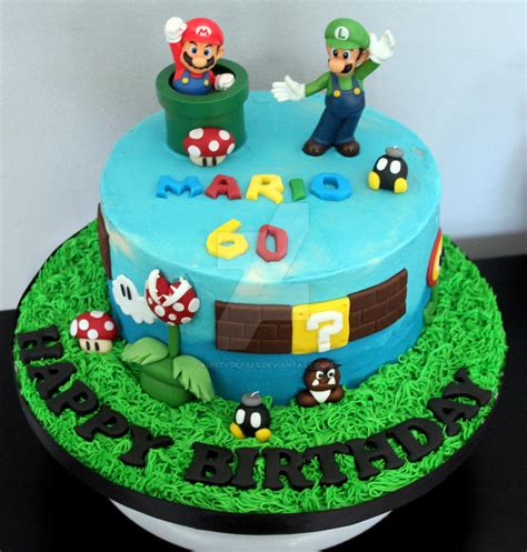 Super Mario Cake by KirstysCakes on DeviantArt