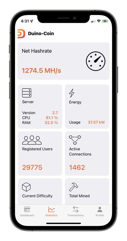 GitHub - fahimrahmanbooom/Duino-Coin_iOS_App: Duino-Coin iOS App. Features: Dashboard ...