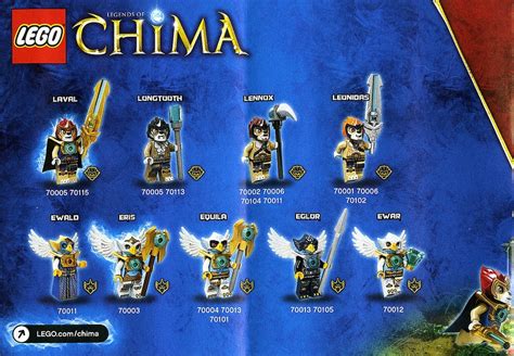 LEGO Legends of Chima characters