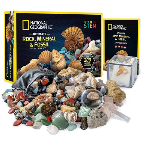 Buy NATIONAL GEOGRAPHIC Rock Collection Box for Kids – 200+ Piece ...