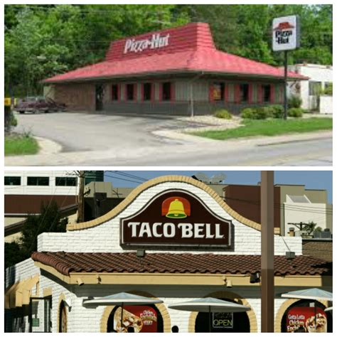 Ahh...the 90s...when Pizza Huts were shaped like huts, and Taco Bells ...