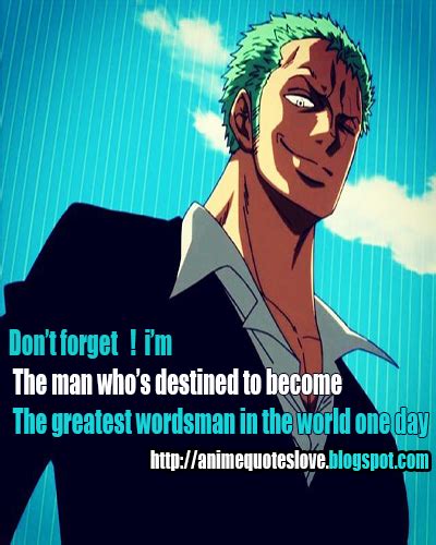 one piece quotes: roronoa zoro quotes