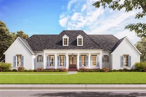 Plan 56441SM: Classic Southern House Plan with Balance and Symmetry | Southern house plans ...