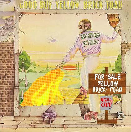 Album Cover Parodies of Elton John - Goodbye Yellow Brick Road