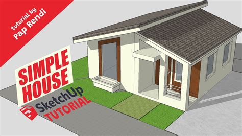 [SketchUp Tutorial] Build Simple House in 5 Minutes - YouTube