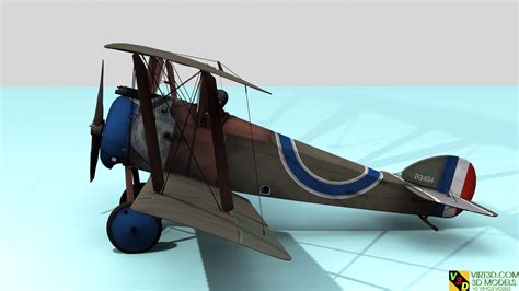 Free Sopwith Camel Biplane free 3D Model .max - CGTrader.com