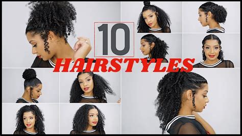 Easy Back To School Curly Hairstyles - YouTube