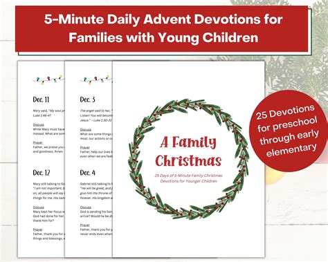 Advent Devotional for Kids Printable Christmas Devotions for Families ...