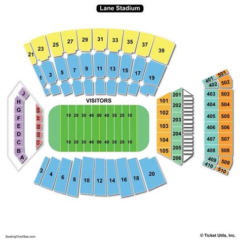 Lane Stadium Seating Chart With Rows And Seat Numbers | Review Home Decor