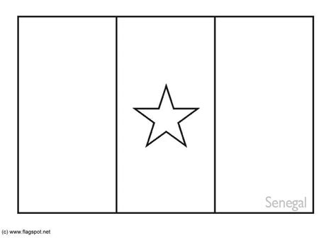 Coloring Page flag Senegal - free printable coloring pages - Img 6213