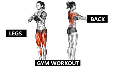 LEGS AND BACK WORKOUT | MUSCLE BUILDING WORKOUT | GYM MACHINE WORKOUT ...