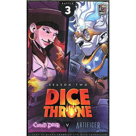 Dice Throne Season Two Box 3: Cursed Pirate VS Artificer – PSI Playhouse