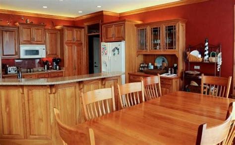 burnt orange kitchen - Google Search | Orange kitchen walls, Burnt ...