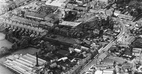 Vintage aerial view of Wigston shows how much the town has changed over 50 years ...