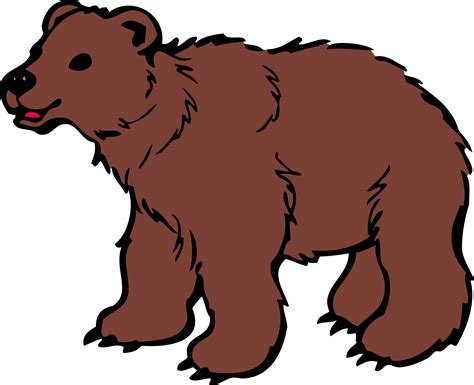 Clipart - Young Brown Bear