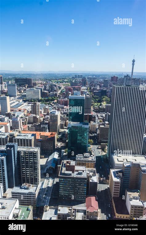 The Johannesburg city skyline Stock Photo - Alamy