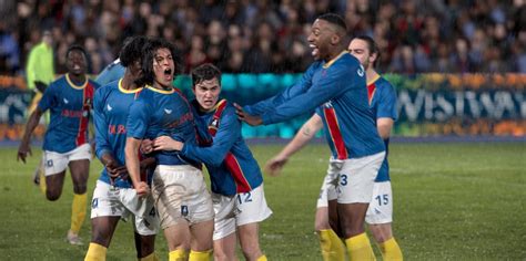 Dani Rojas, Sam Obisanya, Jamie Tartt, and other AFC Richmond Players ...