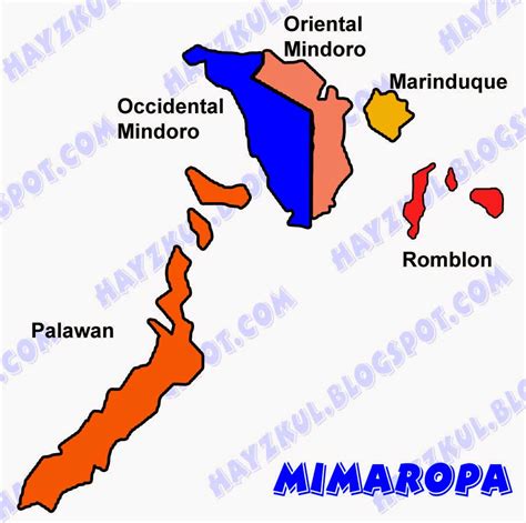 Hayzkul Lyf: Mimaropa map