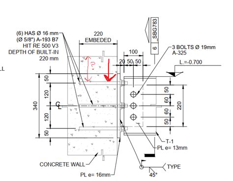 Anchor bolt embedment question into existing concrete - Structural engineering general ...