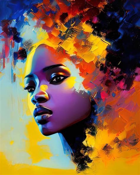 Black Women Art! in 2024 | Portraiture art, Portrait painting, African ...