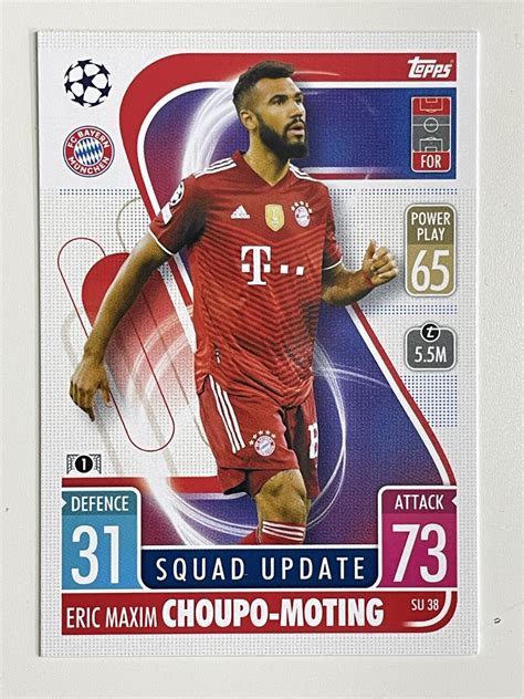 SU38 Eric Maxim Choupo-Moting Bayern Munich Base Topps Match Attax ...