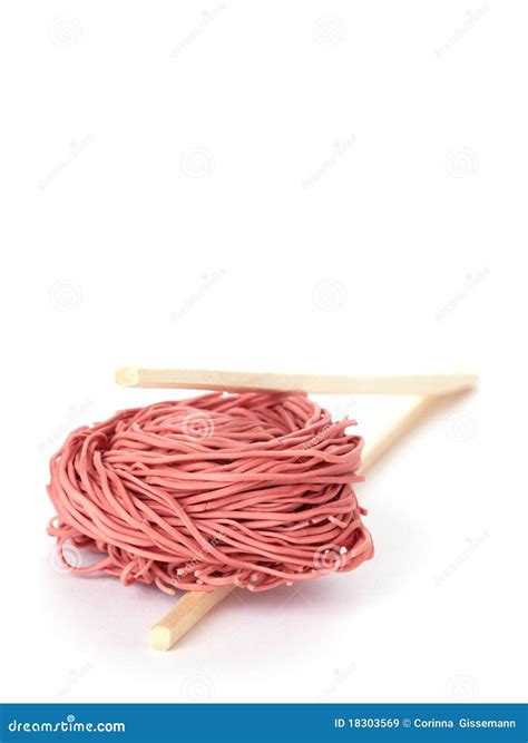 Noodles and chopsticks stock image. Image of cuisine - 18303569