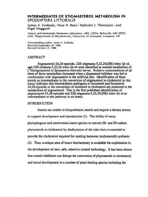 (PDF) Ecdysteroids Insects - DOKUMEN.TIPS