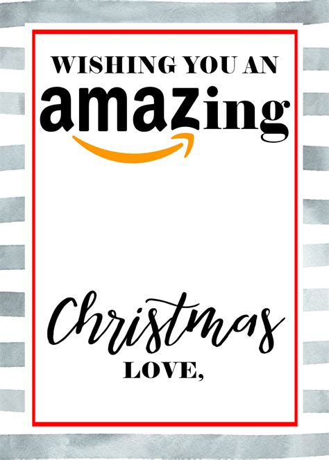 Printable Amazon Gift Card Template - Printable Templates