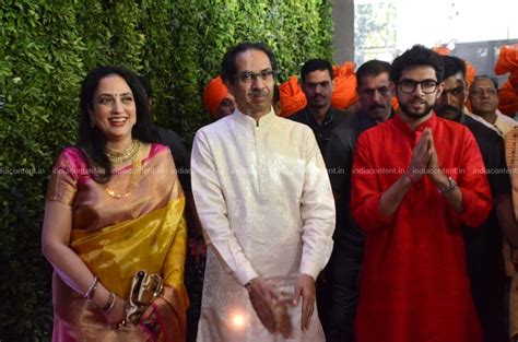 Buy Mumbai Shiv Sena chief Uddhav Thackeray with his wife Rashmi ...