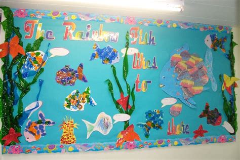 Rainbow Fish likes to share classroom display photo - Photo gallery ...