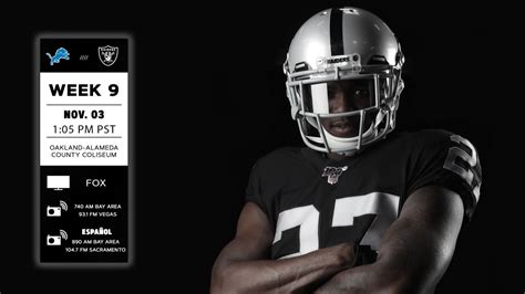 Raiders vs. Lions: How to watch the Silver and Black at the Coliseum