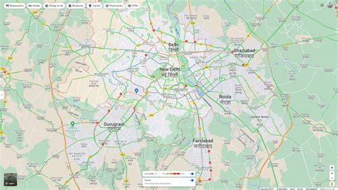 Delhi Map - India