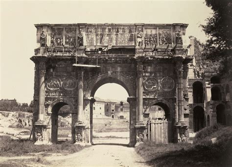 The Arch of Constantine, Rome (Getty Museum)