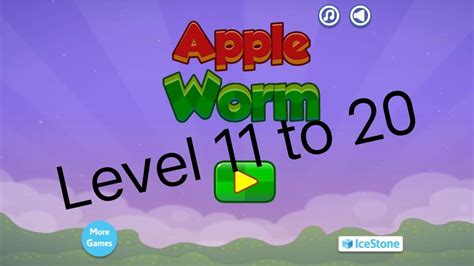 Apple Worm//level 11 to 20 //(Akash Max gaming) - YouTube