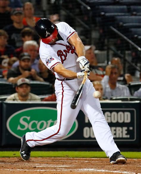 ATLANTA, GA - JUNE 01: Jeff Francoeur #18 of the Atlanta Braves hits a ...