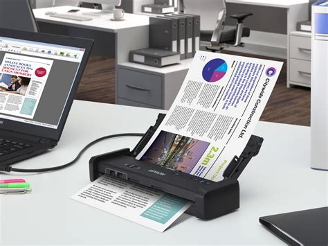 Epson WorkForce DS-310 Portable Sheet-fed Document Scanner | A4 ...