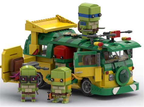 LEGO MOC TMNT - Party Wagon by EdgarGuacs | Rebrickable - Build with LEGO