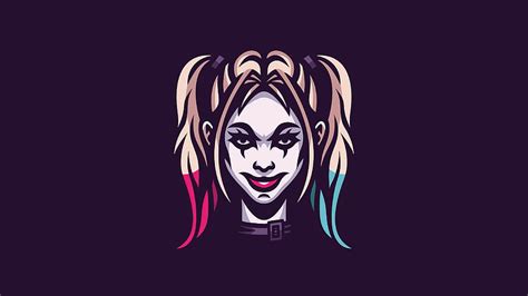 Harley Quinn Minimal Art, halloween harley quinn HD wallpaper | Pxfuel