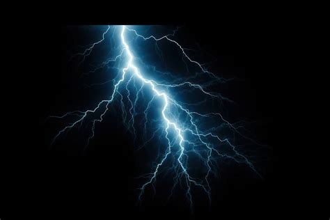 Electric blue lightning bolt | Free Photo - rawpixel