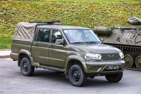 UAZ 23632 Pickup editorial image. Image of drive, land - 163872605