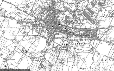 Historic Ordnance Survey Map of Sittingbourne, 1896