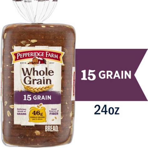 Pepperidge Farm Whole Grain 15 Grain Bread, 24 oz - Kroger